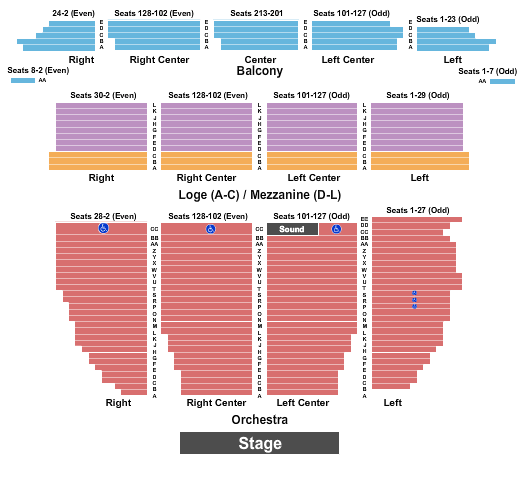 Orpheum Theatre Maybe Happy Ending Seating Chart